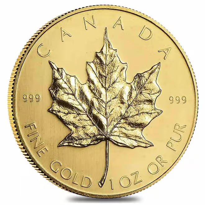 Canadian Gold Maple Leaf alternate view