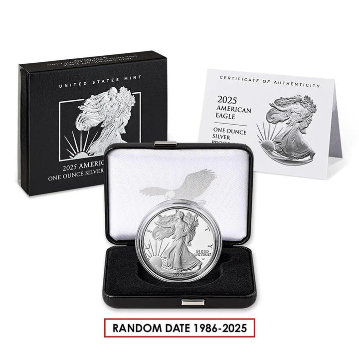 1 oz Proof Silver American Eagle (Random Date 1986-2025)