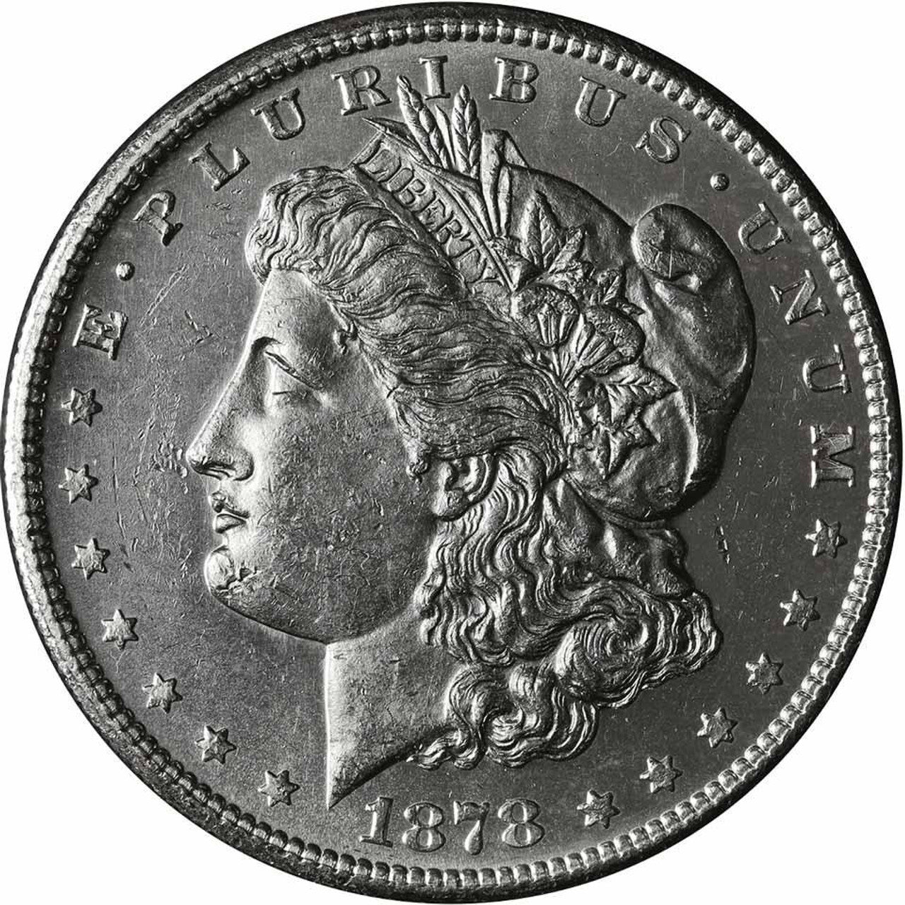 1878 Morgan Silver Dollar obverse