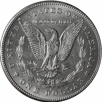 1878 Morgan Silver Dollar reverse
